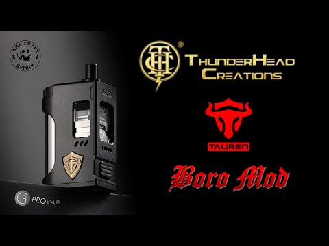 Mod Boro Mech - THC (Boro Mech Box Mod) 21700 Video