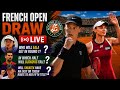 French Open Draw LIVE: Who will Eala get in Round 1? In which half will Djokovic fall? Swiatek route