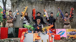 Alpha Nerf War : SEAL X Warriors Nerf Guns Fight Criminal Group Crazy Raid Base To Steal Guns