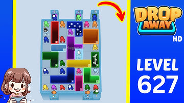 Drop Away Level 627 Solution Walkthrough