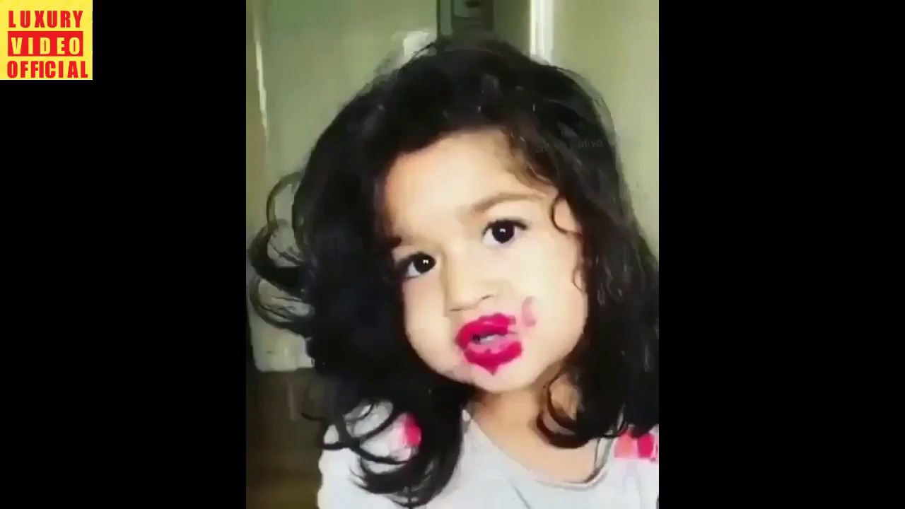 Little Girls use lipstick of her MotherLuxury video official YouTube