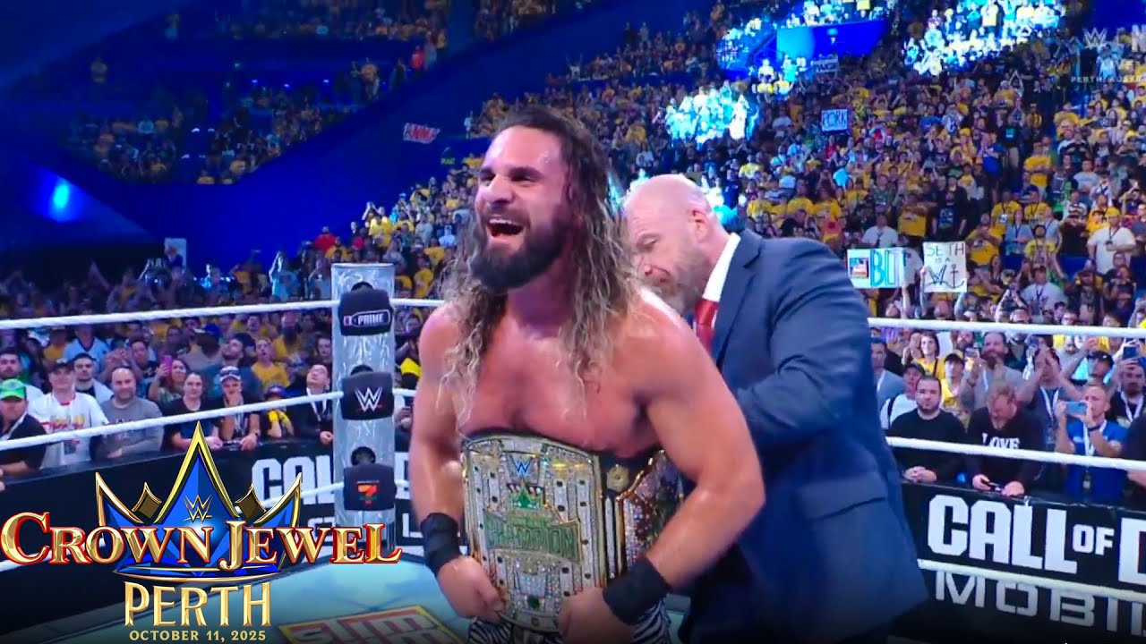 СЕТ РОЛЛИНС ОБМАНУЛ КОДИ РОУДСА И ВЫИГРАЛ ЧЕМПИОНАТ CROWN JEWEL