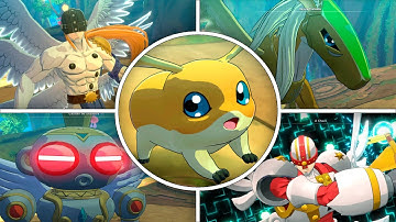 Patamon & Digivolutions – Unique Skills Showcase  | Digimon Story Time Stranger