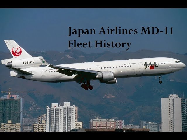 Japan Airlines MD-11 Fleet History (1993-2004) - YouTube
