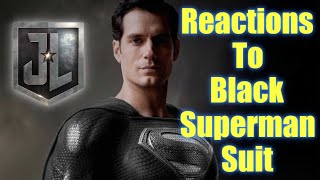 Black superman suit reaction compilation | justice league snyder's cut