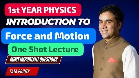 Master Force & Motion for MDCAT! | One Shot Complete Lecture | Chapter 3  #mdcat #physics #etea