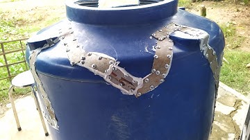 Cách vá lại bồn nước khi bị nứt hoặc bể tan nát