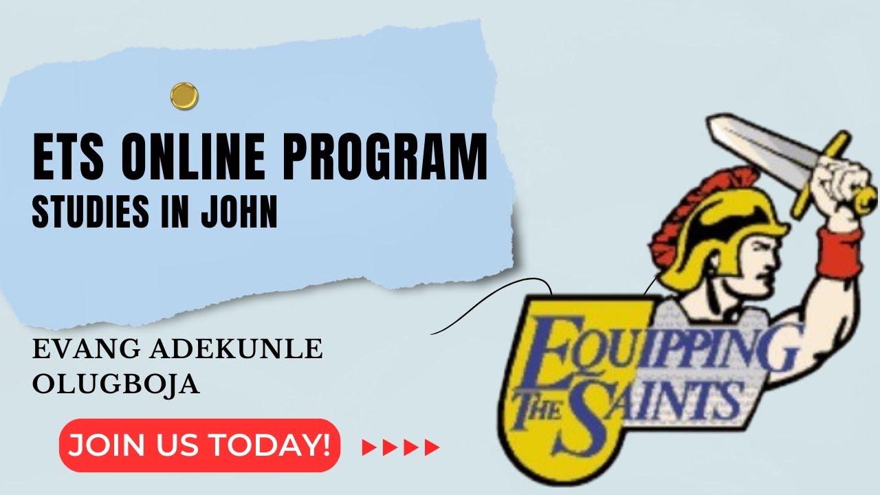 DAY 1: ETS Digital Discipleship Training