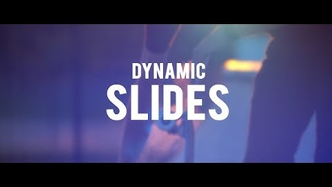 Dynamic Typography Slides | After Effects Template | Openers