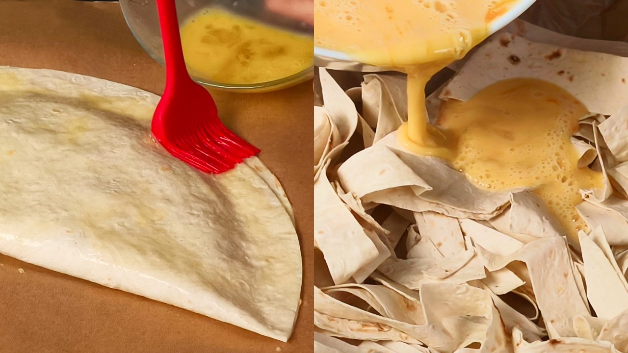 Das musst du probieren! Hähnchen Tortilla und Pizza aus Resten | Zwei Rezepte um ein Video