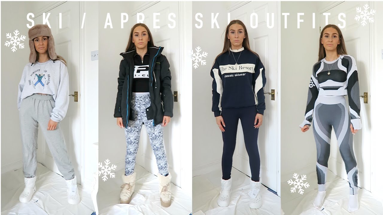 WHAT I WORE SKIING⛷❄️ APRES SKI OUTFIT IDEAS / PACK WITH ME 