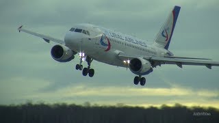 Planes strong wind landing, Moscow, DME 19.12.19