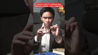 CUMA DISENTUH SENDOK BISA BENGKOK ‼️ AZKA CORBUZIER MAIN SULAP #shorts