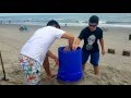 How To Make Sandcastles (Step 2) - The Large Base Tower