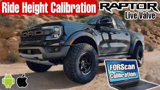 Ranger Raptor Suspension Recalibration Using FORScan
