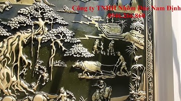 Cổng nhôm đúc chân không