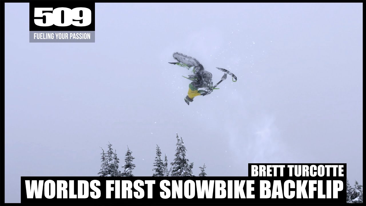509 - World's first ever Snowbike backflip