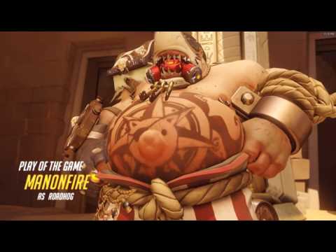 Funny Roadhog Play of the Game