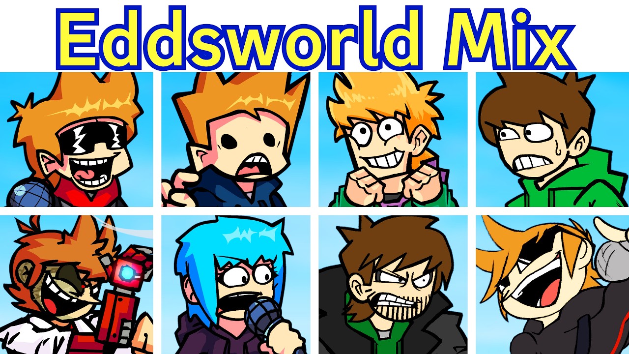 FNF HUGE EDDSWORLD COLLECTION! (Tord, Edd, Matt, Tom, Laurel, Eduardo..) Eddsworld Ushear Mixxed