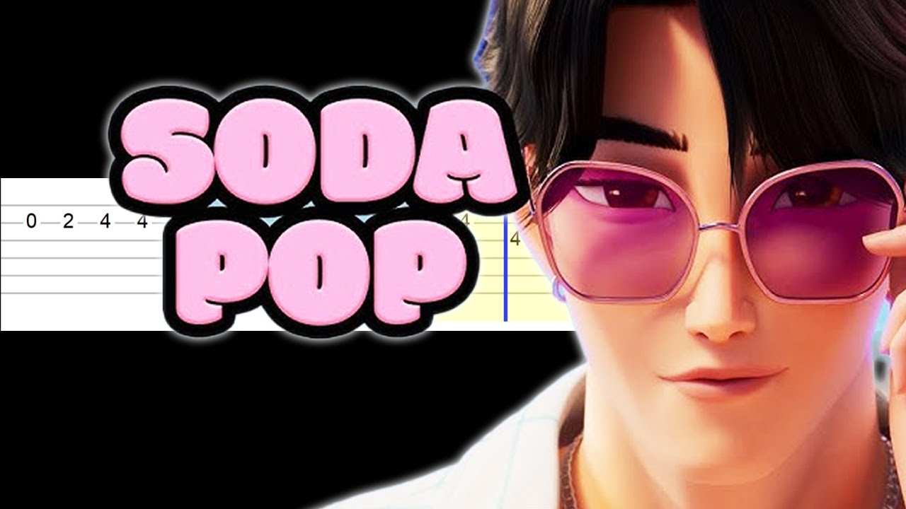 Soda Pop - Kpop Demon Hunters (Easy SLOW Guitar Tabs Tutorial)