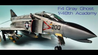 F-4N VMFA-531 Grey Ghosts Phantom Academy 1/48th build 아카데미 팬텀 그레이 고스트 조립