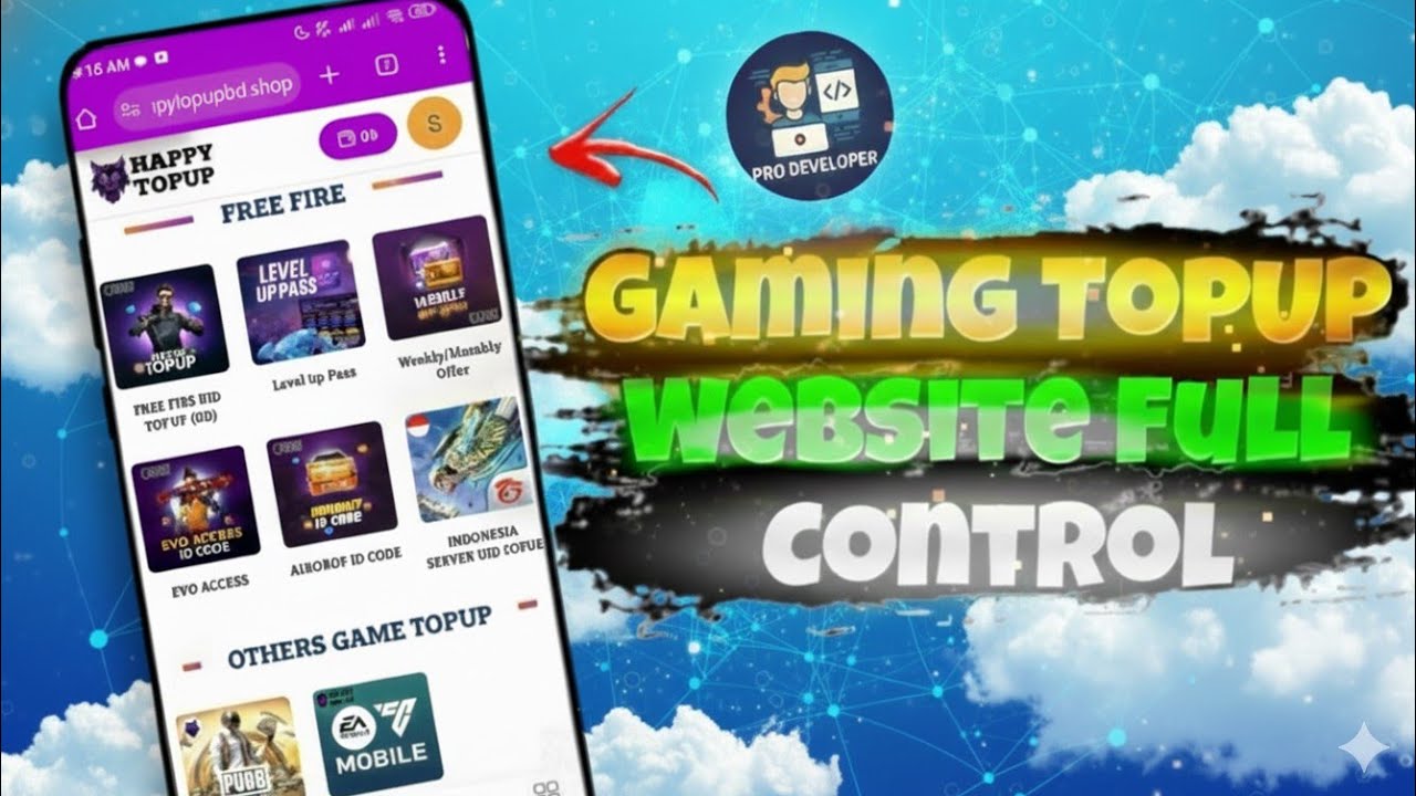 How To Make Diamond Top-Up Website/App 💰💸 || Diamond  TopUp App 💎 || Pro Developer ❤️‍🔥☺️