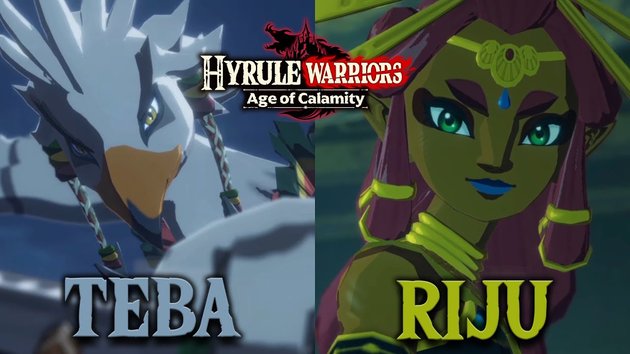 Teba and Riju (& Patricia) [Cutscene] - Hyrule Warriors: Age of Calamity