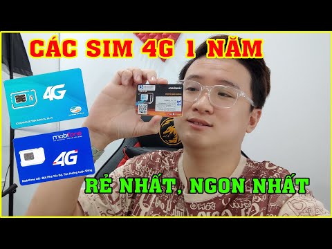 Tổng Hợp Sim 4G 1 Năm Rẻ Nhất, Ngon Nhất trên Lazada Shopee | Lâm Gia
