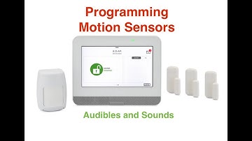 How to Set Qolsys Motion Sensor Audibles and Sounds | IQ Panel 2, Panel 2+ and IQ Panel 4