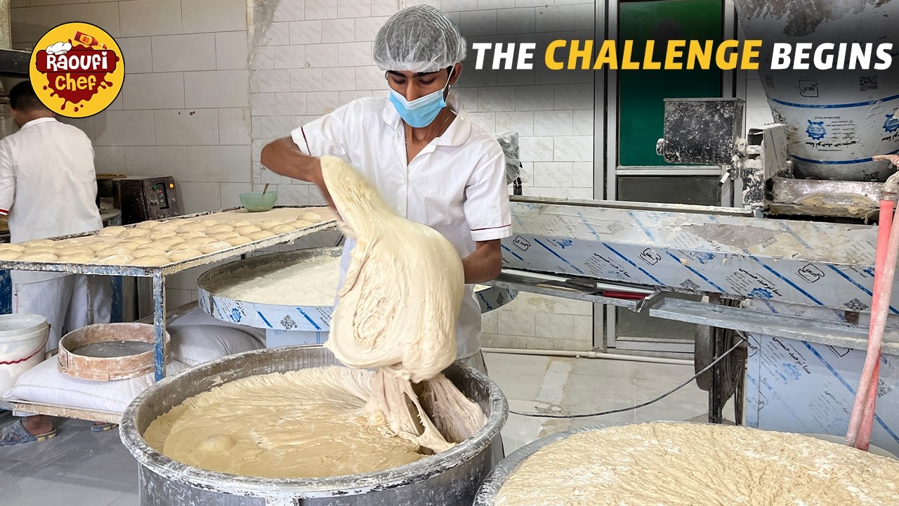 250 кг теста, голые руки, без страха — смотрите, как они работают.