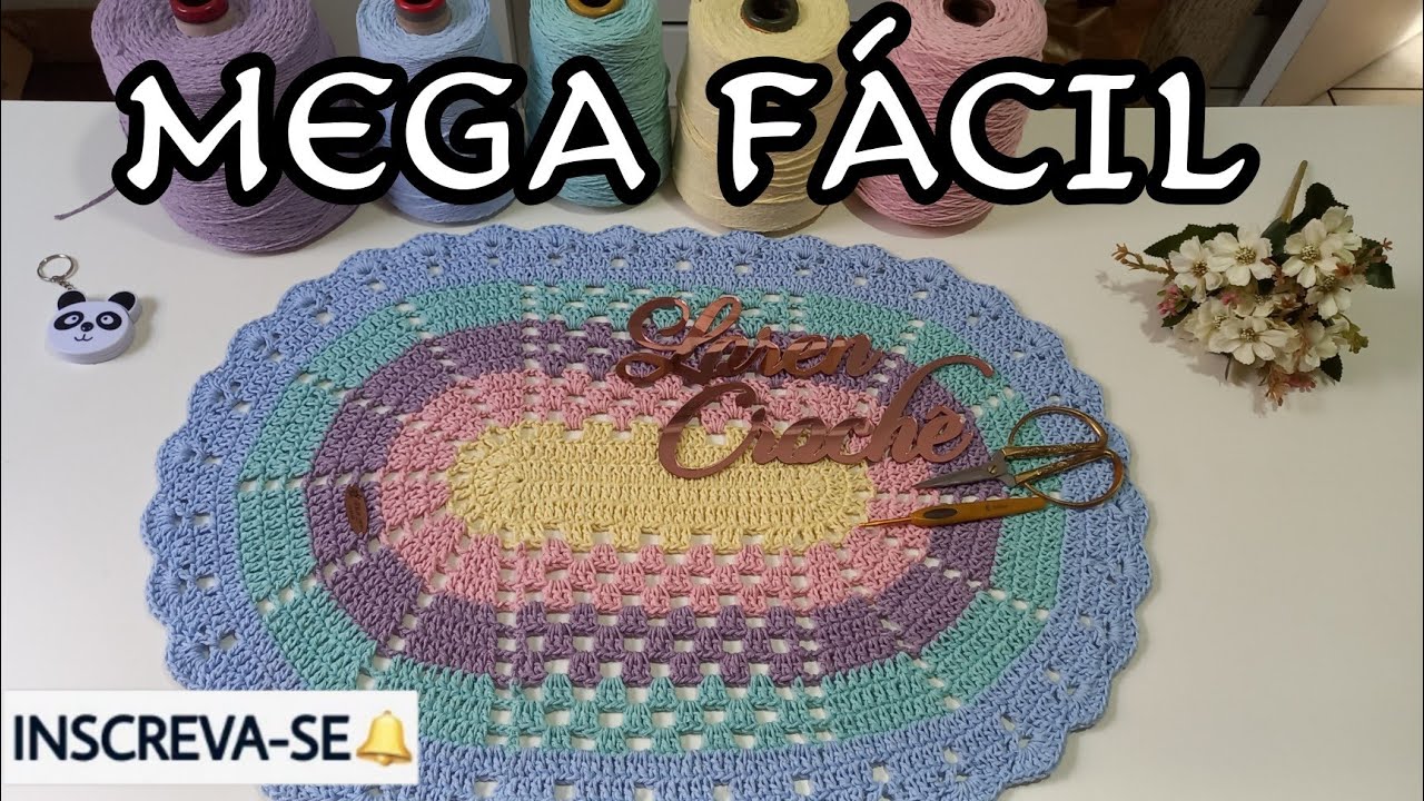 TAPETE OVAL MEGA FÁCIL