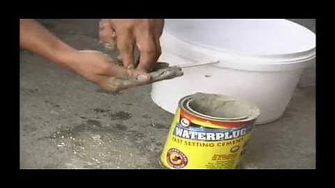 Waterplug Concrete Leak Repair - DayDayNews