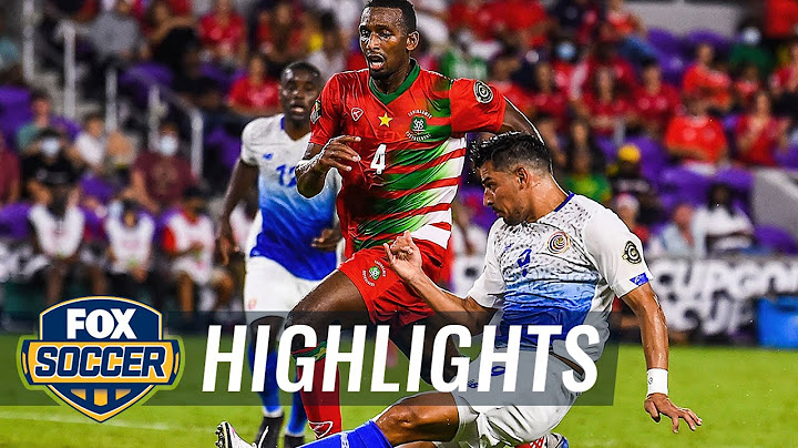 Costa Rica advances, dashes Suriname's hopes with 2-1 win | 2021 Gold Cup