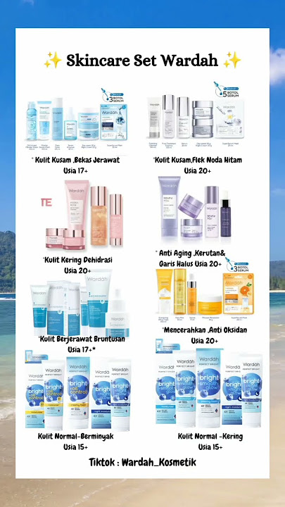 #skincare #wardah #paketskincare #wardahcosmetics