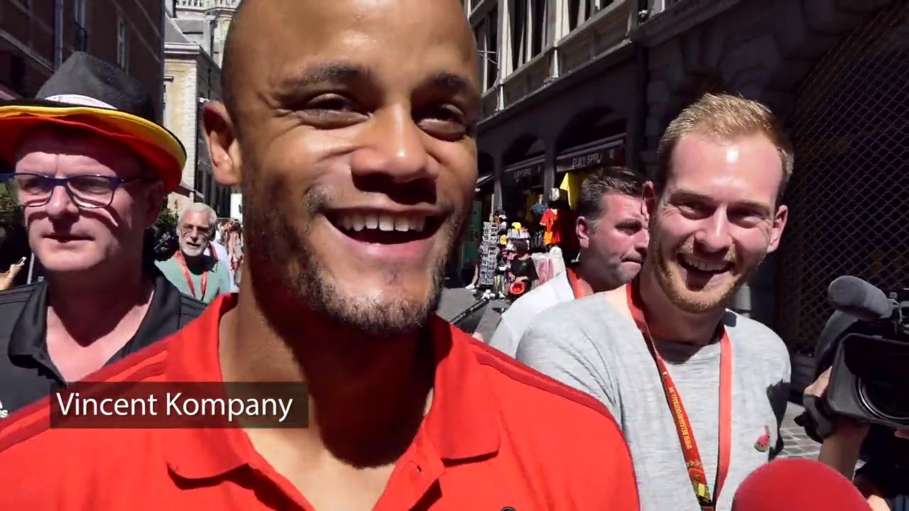 Vincent Kompany : "On sait faire la fête en Belgique"