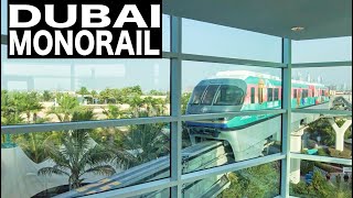 DUBAI PALM MONORAIL Complete Ride | 4K