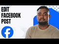 How to Edit &amp; Update a Facebook Post – Step-by-Step Tutorial