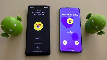 Google Pixel 6 vs Samsung Galaxy S22 Incoming Call
