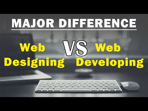 Difference between Web designing and Web development in Urdu/Hindi