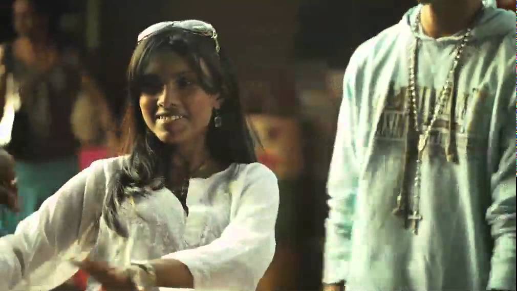 ORANGE street dance tissu