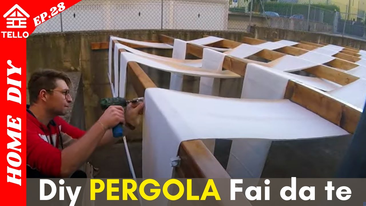 Diy PERGOLA GAZEBO TETTOIA in legno fai da te YouTube
