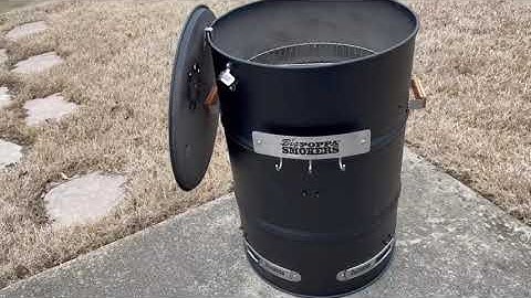 1st Ugly Drum Smoker Build