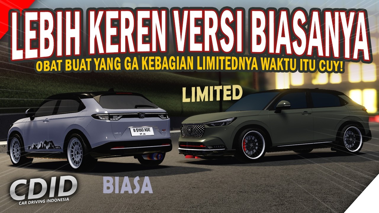 BIKIN HRV TUNED! 🛑 Modif Mobil Biasa Jadi Spek Limited Tuned, Mirip Banget 100%! | CDID ROBLOX V2.5