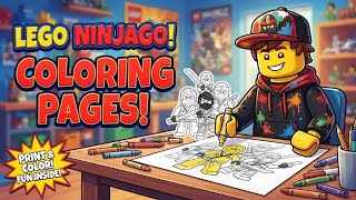 LEGO NINJAGO Coloring Pages Epic Ninja Coloring Fun for Kids