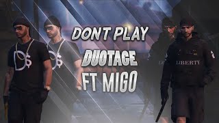 GTA V ONLINE PS4 "DON'T PLAY" DUOTAGE Ft. MiG0