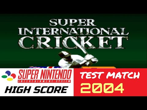 High Score [ex-WR] - Super International Cricket [SNES] - 2004 in One Innings (Test Match)