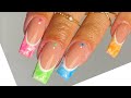 French tip nails | USING A JELLY STAMPER