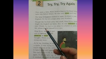Class 2 English Reader chapter 2 Try ,Try , Try Again