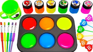 Satisfying Video L Diy How To Make Mega Rainbow Ice Sticks Sprunks Color Funny Star Candy Asmr