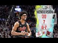 Scoot henderson highlights 30 pts 7 ast 6 3pm  trail blazers vs houston rockets  april 12